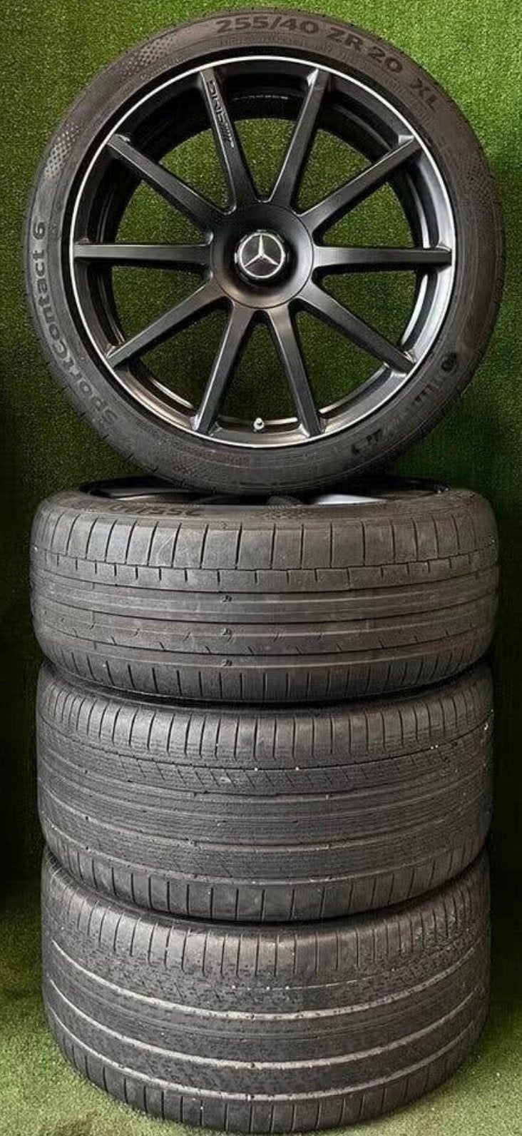 Mercedes orginele S63 AMG 20 inch breedset OEM + banden, Ophalen, Gebruikt, 285 mm, Banden en Velgen