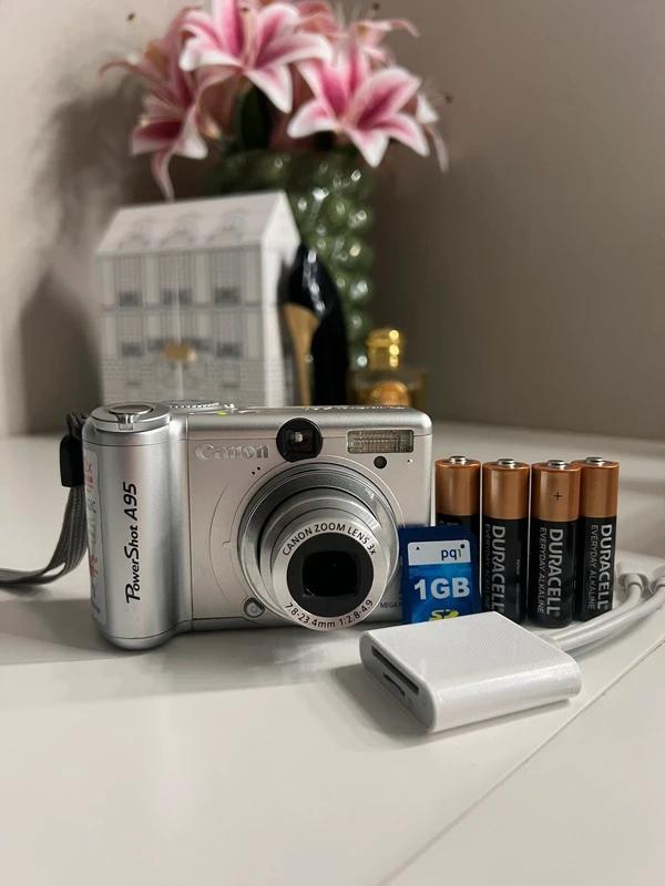 Canon PowerShot A95 digital cam compleet (with pictures), Ophalen of Verzenden, Zo goed als nieuw, Canon