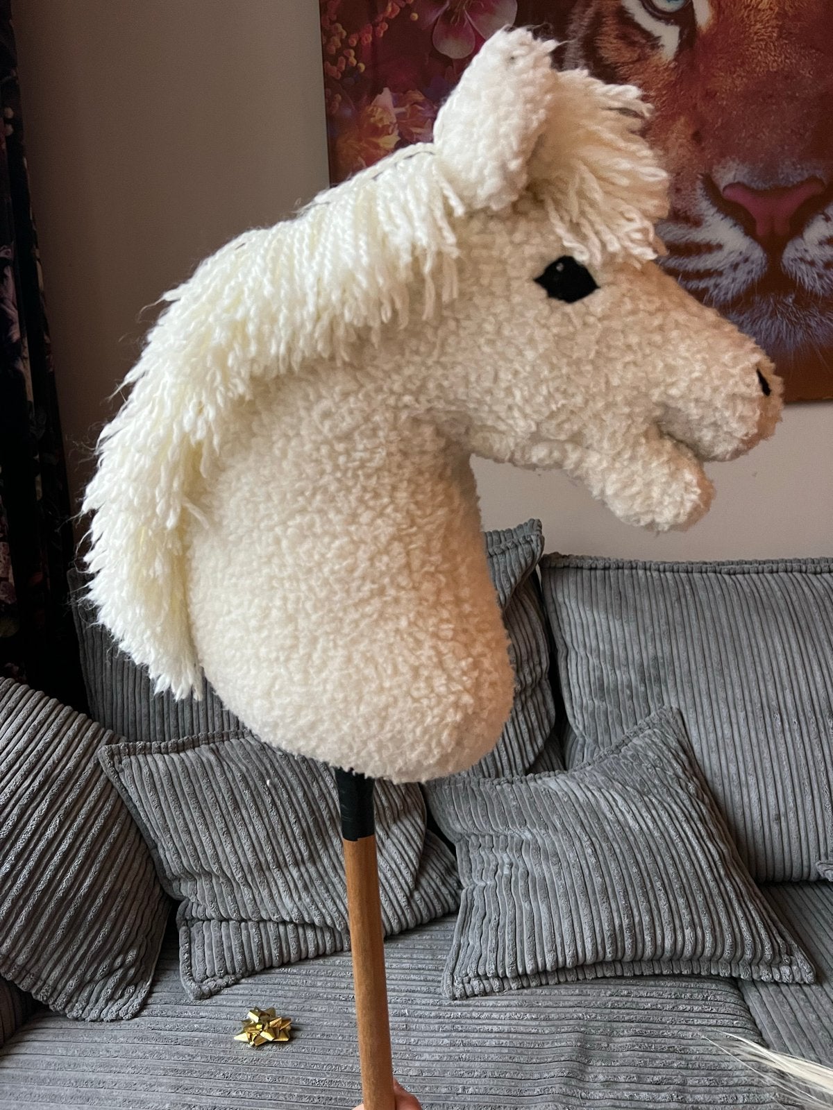 Teddy de zachte hobby horse - Kan hoog springen!, Ophalen of Verzenden, Zo goed als nieuw, Jongen of Meisje