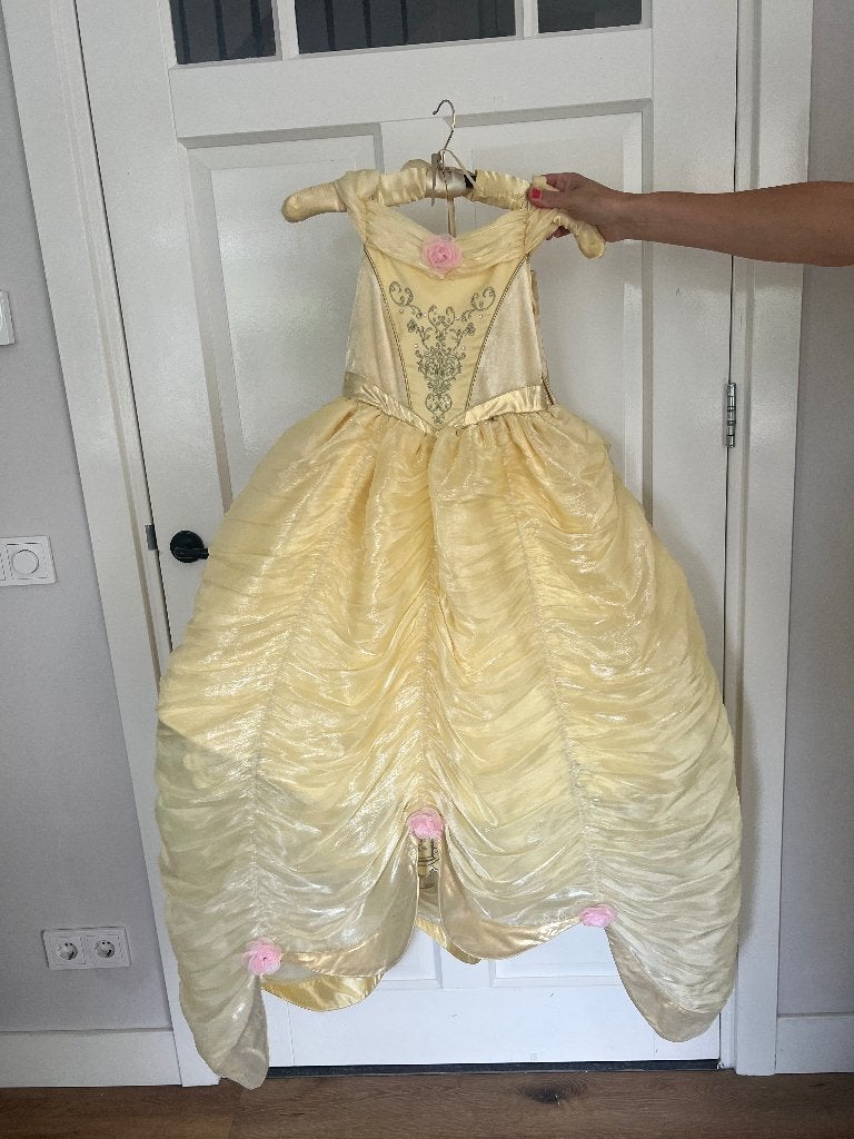 Belle jurk disney prinses 110-116, Ophalen, Gebruikt