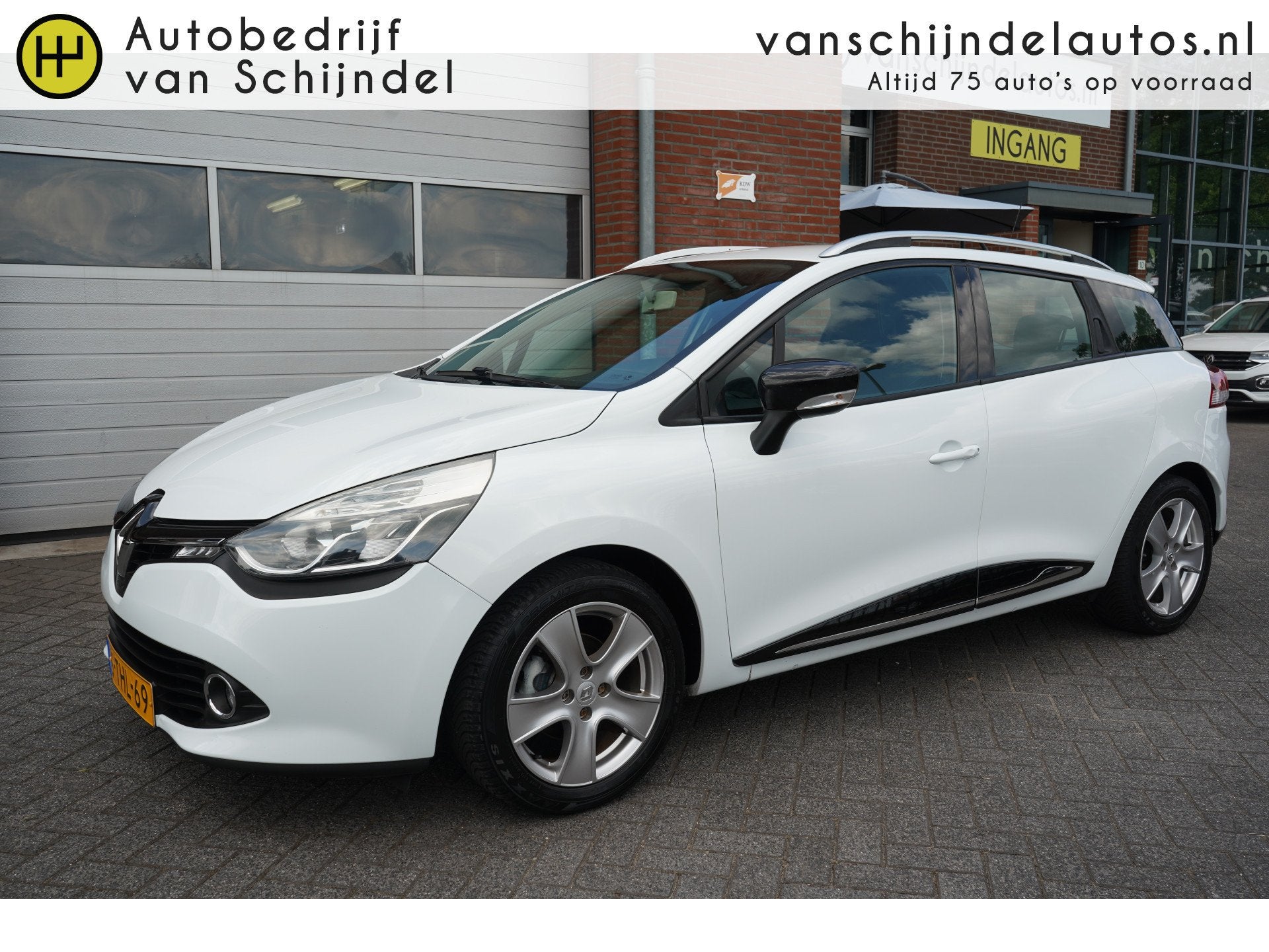 Renault Clio Estate 0.9 TCE EXPRESSION ORIGINEEL NEDERLANDS, Voorwielaandrijving, Stof, Zwart, Wit