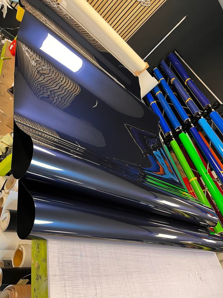 Inozetek Midnight Blue wrapfolie 10mtr, Auto diversen, Tuning en Styling, Ophalen of Verzenden
