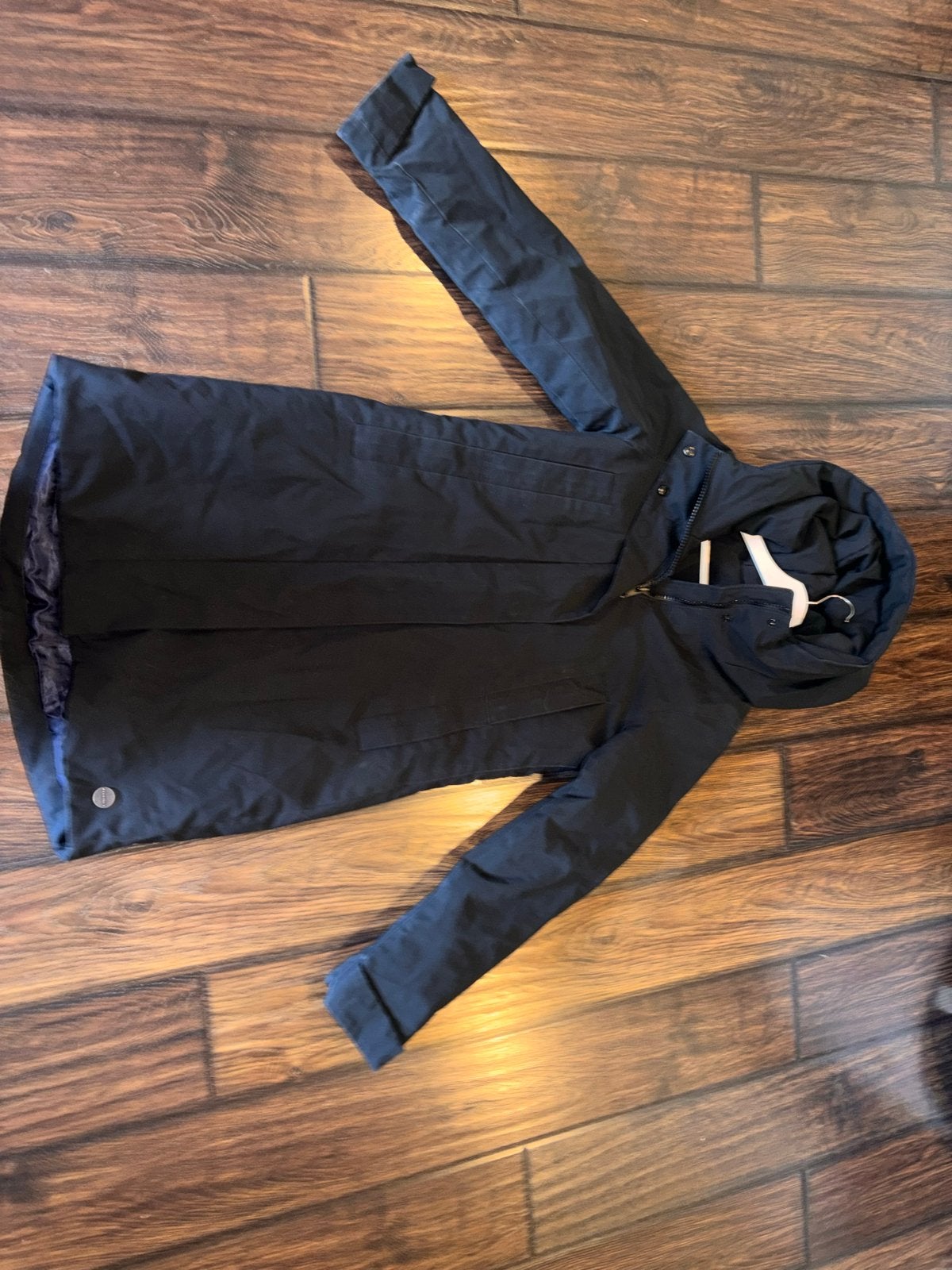 Elvine winterjas XS dark navy, Kleding | Dames, Ophalen of Verzenden, Gedragen, Maat 34 (XS) of kleiner, Blauw