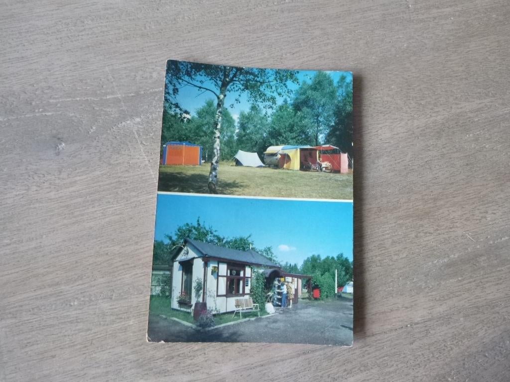 Arnhem, Schaarsbergen camping de Hooge Veluwe/tent 1970, Verzenden, 1960 tot 1980, Gelopen, Gelderland