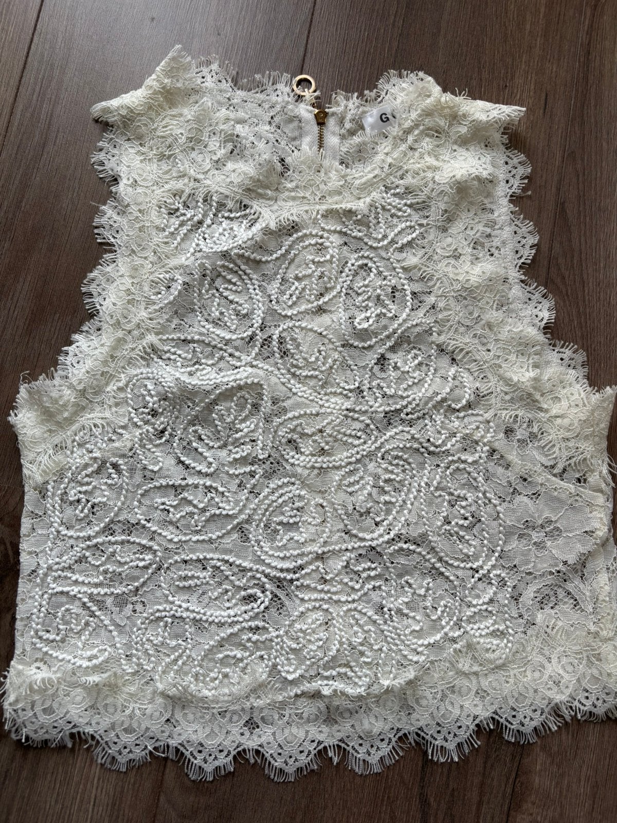 Nieuw kanten top, GOA, maat S, Kleding | Dames, Ophalen, Wit, Nieuw, Zonder mouw