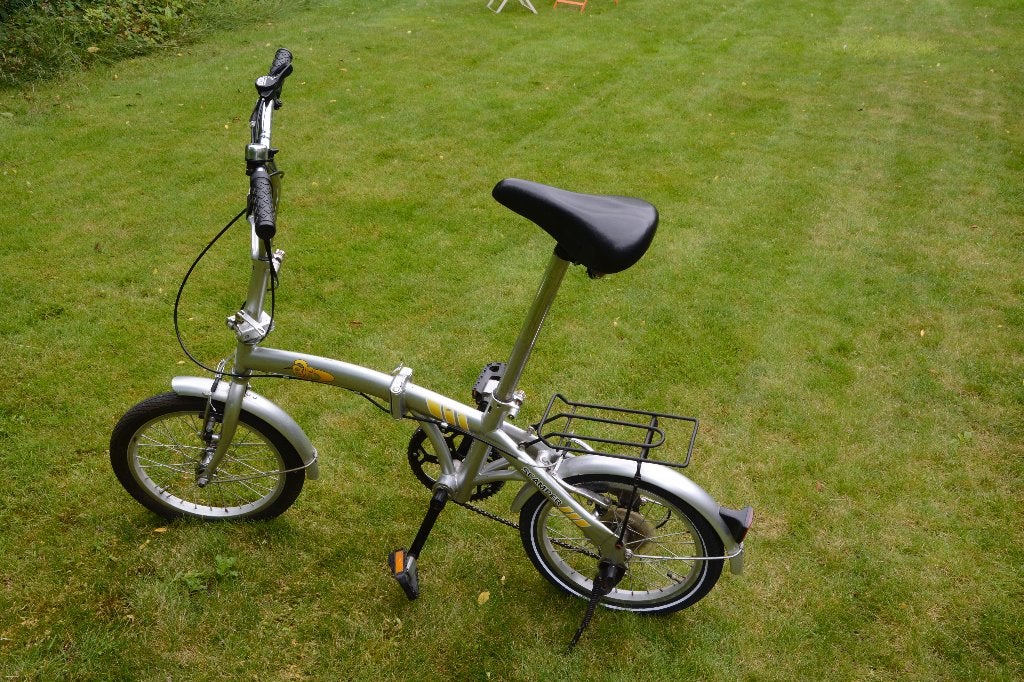 vouwfiets, Fietsen en Brommers, Ophalen, Gebruikt, Velgrem, 16 tot 18 inch