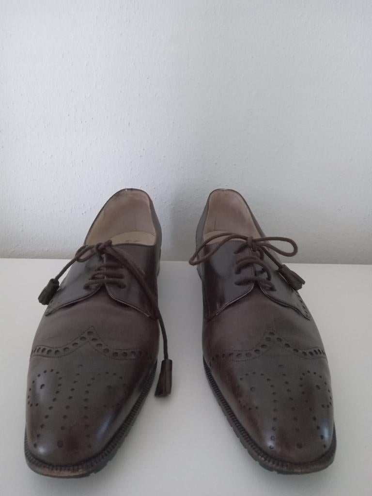 Bally veterschoen maat 8 = maat 40 (smal), Schoenen met lage hakken, Bruin, Ophalen of Verzenden, Bally