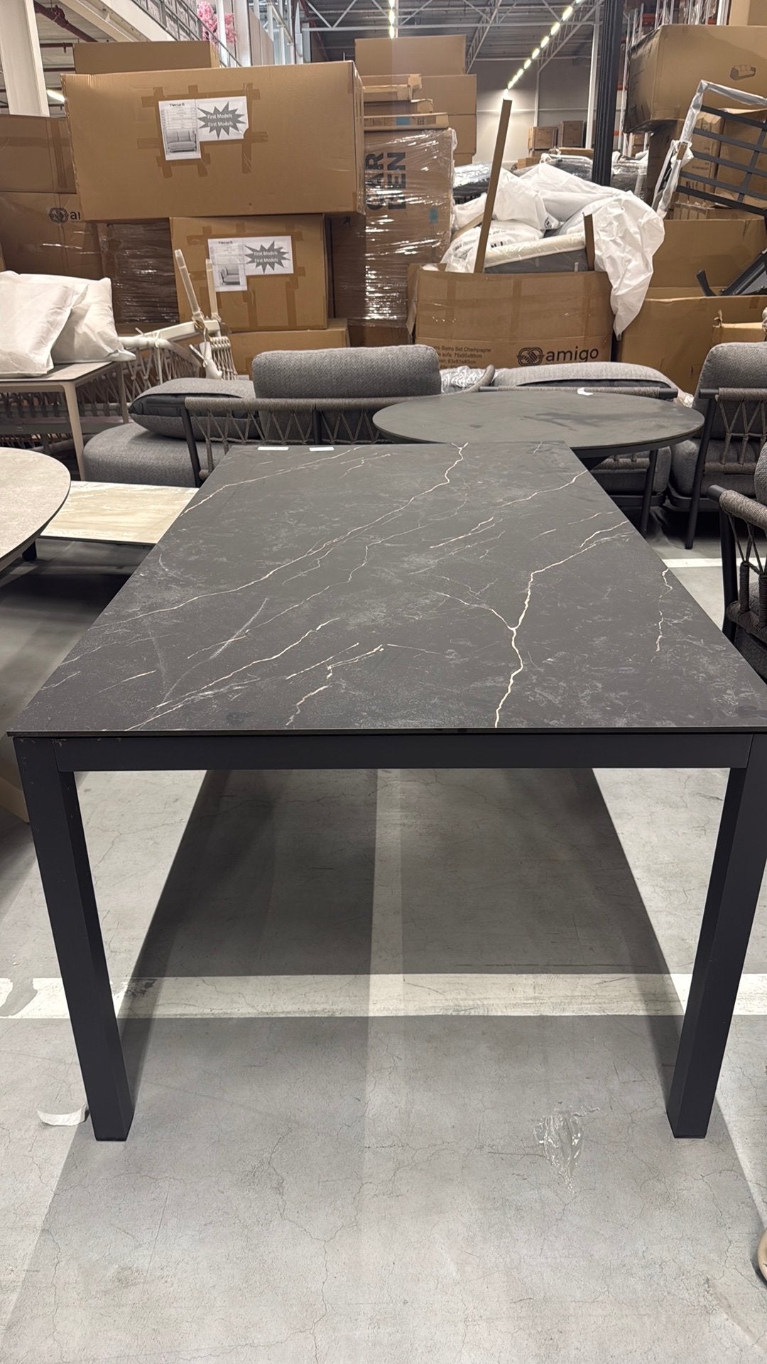 Briga Trespa 180cm Tierra Outdoor, Ophalen of Verzenden, Zo goed als nieuw, Rechthoekig, Aluminium