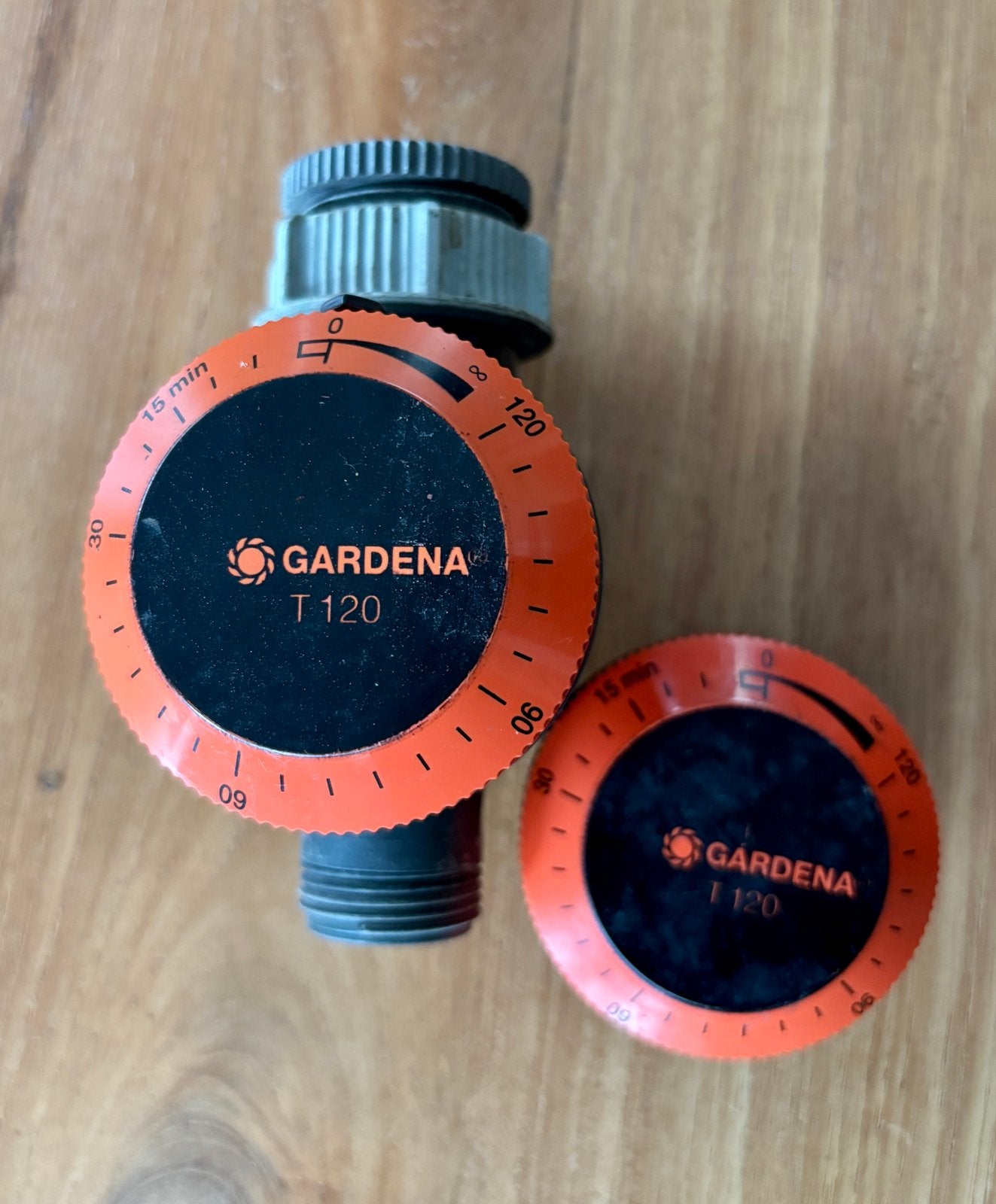 Gardena watertimer T 120 met extra frontje, Ophalen of Verzenden, Gebruikt, Overige typen