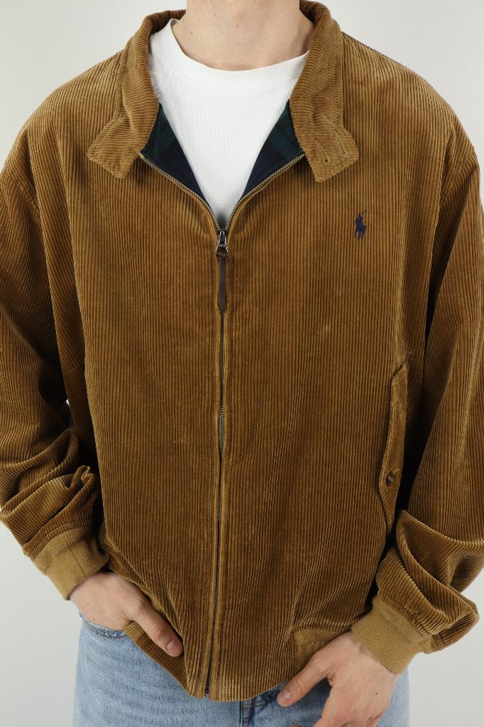 Ralph Lauren harrington corduroy jas jack zomerjas beige XXL, -, Beige, -, Ralph Lauren