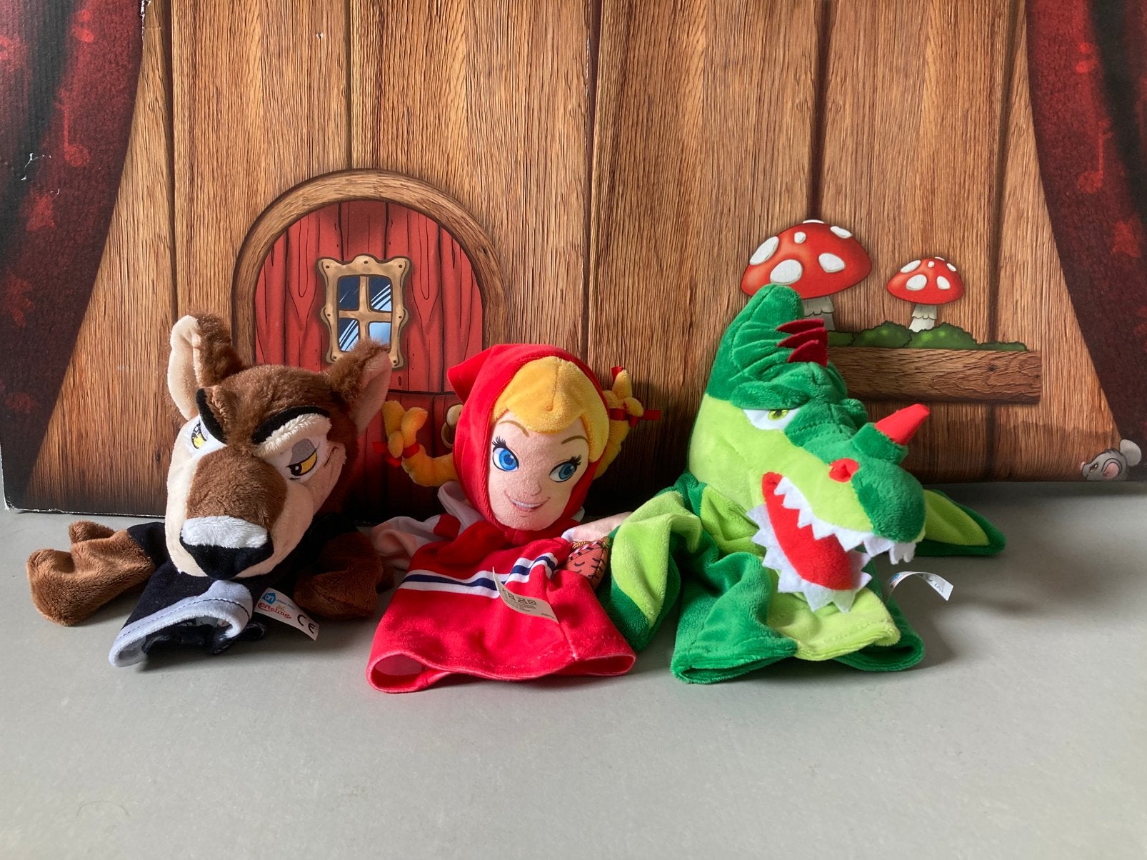 Efteling theater met 3 handpoppem, Verzamelen, Ophalen, Gebruikt, Overige typen
