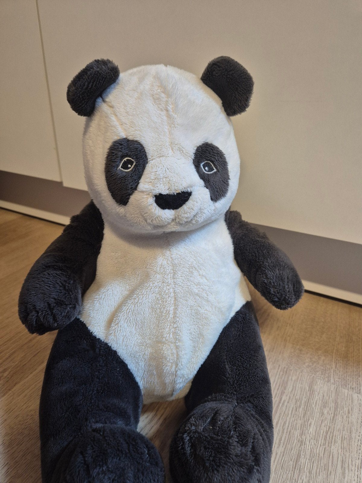 IKEA panda knuffel klappar 35 cm, Ophalen of Verzenden, Zo goed als nieuw, Overige typen