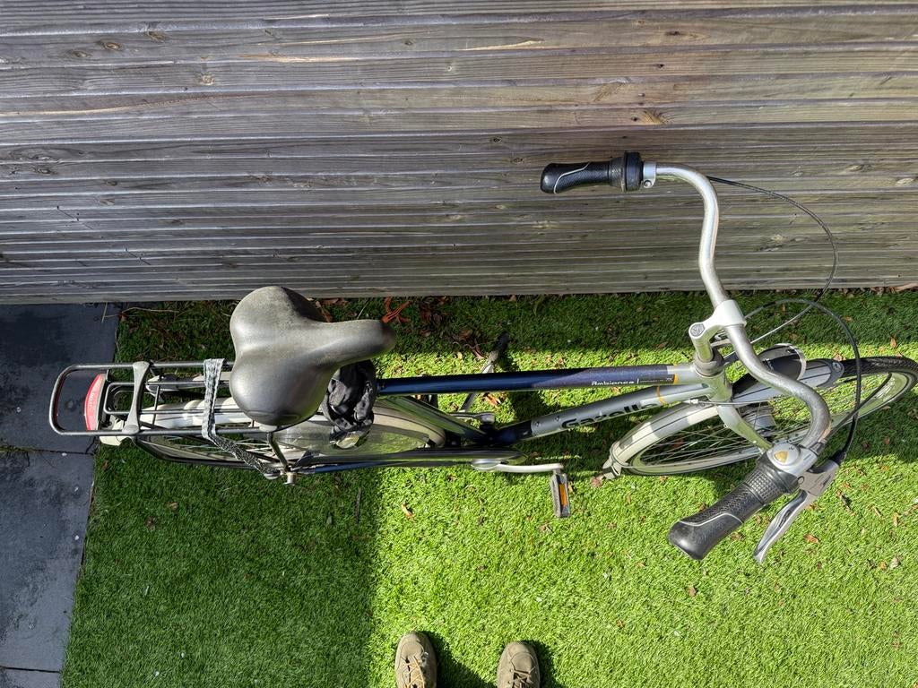 Gazelle Stadsfiets Herenfiets 57cm, Fietsen en Brommers, Fietsen | Heren | Herenfietsen, Ophalen, Gebruikt, Versnellingen, 57 tot 61 cm