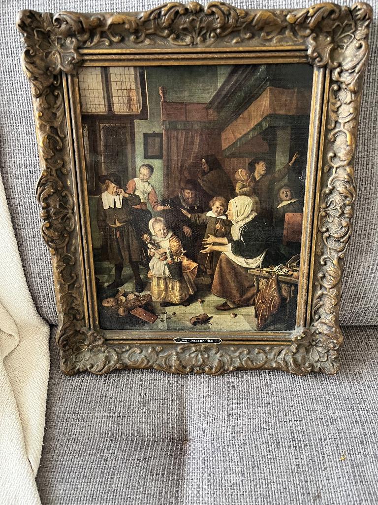 Schilderij Jan Steen, Antiek en Kunst, Kunst | Schilderijen | Klassiek, Ophalen