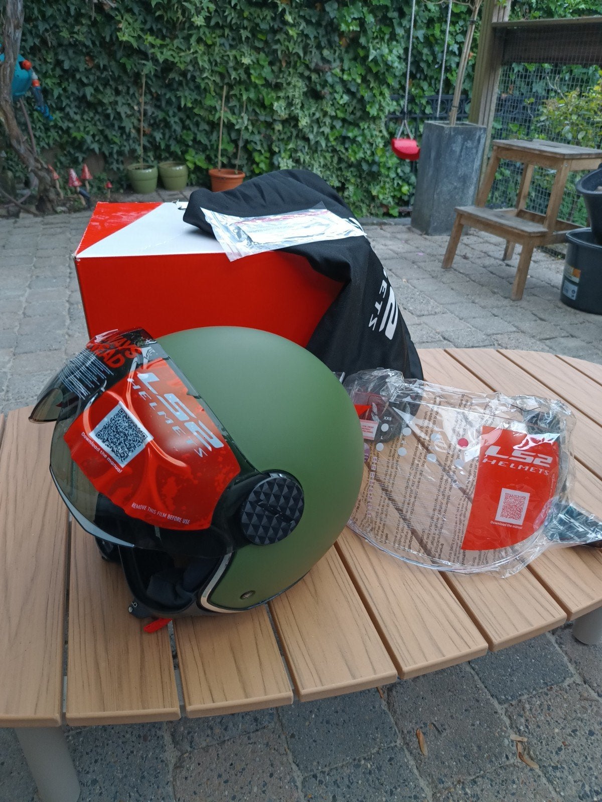 Helm LS2 'Sphere Lux' matt military green, Ophalen of Verzenden, Nieuw, Medium, LS2