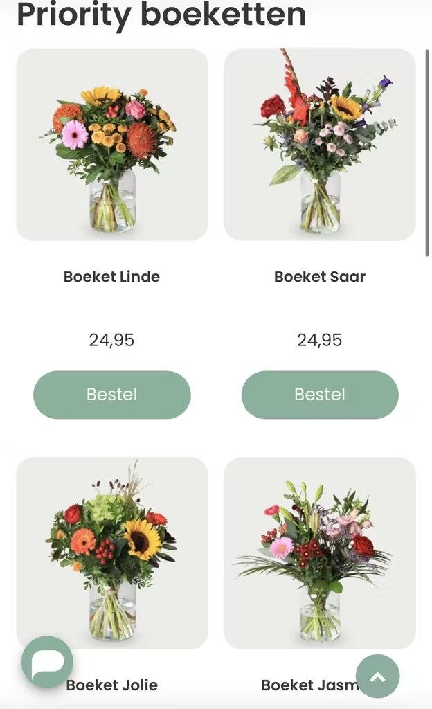 Gratis Topbloemen Boeket t.w.v.€24,95 incl. gratis bezorging, Tickets en Kaartjes, Eén persoon, Cadeaubon, Overige typen