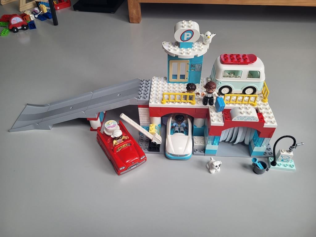 Lego duplo Parkeergarage en wasstraat 10948, Ophalen, Duplo