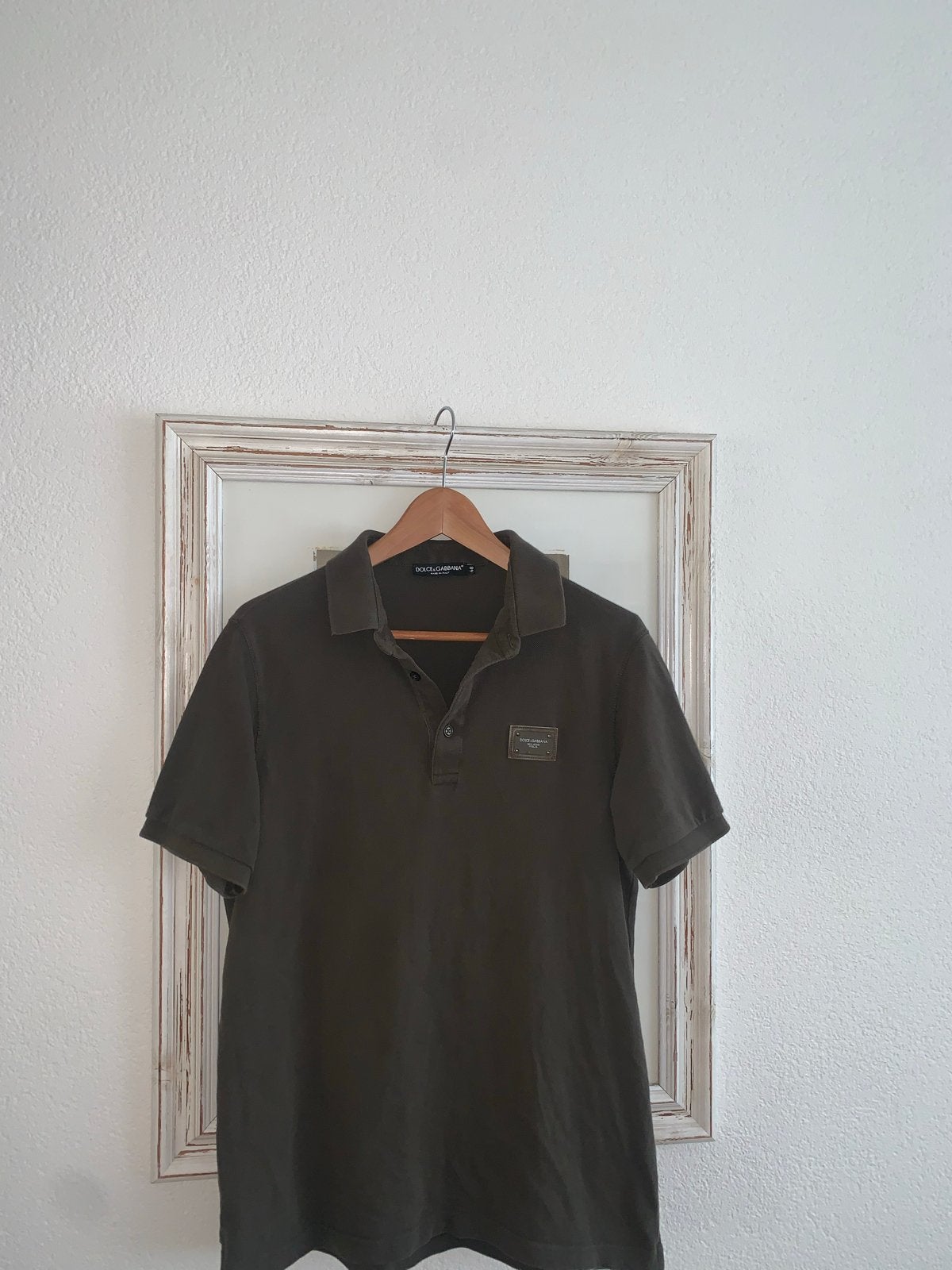 Dolce & Gabbana Polo Shirt - Maat M, Kleding | Heren, Ophalen of Verzenden, Zo goed als nieuw, Maat 48/50 (M), Groen