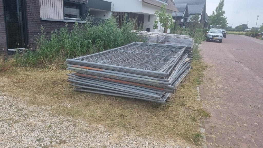 Bouwhekken 20x, blokken 20x, klemmen ~25, Ophalen, Gebruikt