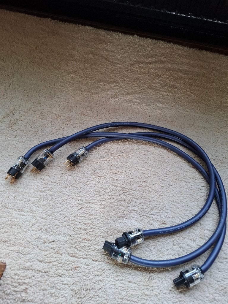 3 Power cables+Netfilter, Ophalen of Verzenden, Gebruikt, Minder dan 2 meter, Overige kabels