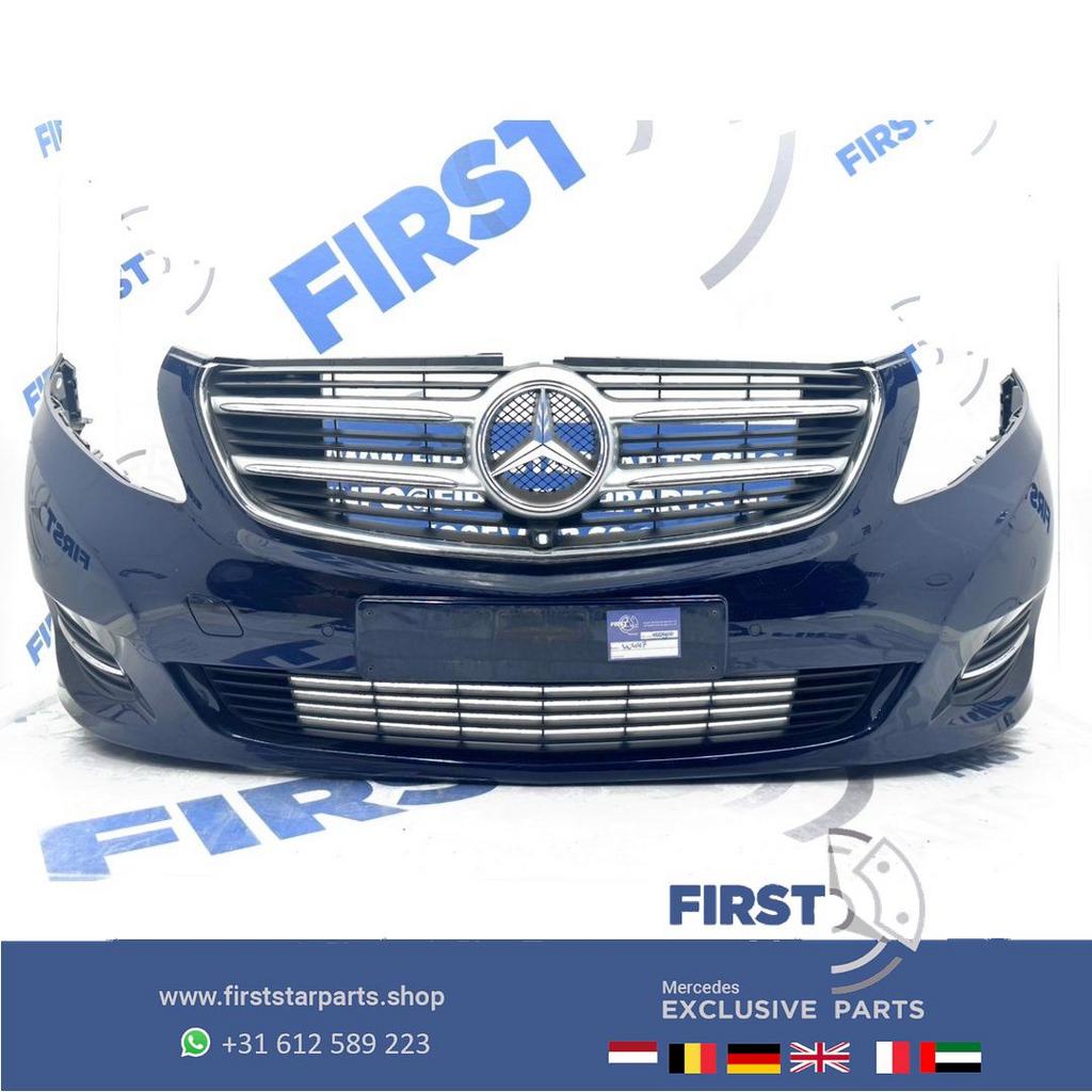 W447 BUMPER Mercedes V KLASSE / VITO VOORBUMPER COMPLEET A44, Gebruikt, -, Voor, Ophalen of Verzenden