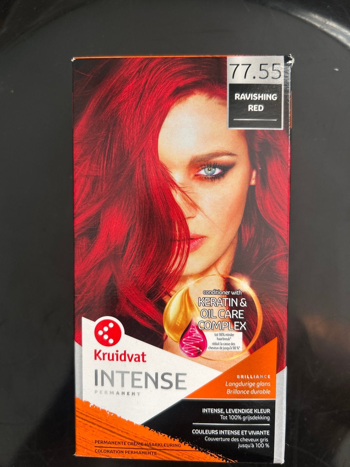 Kruidvat Intense Permanente Haarkleuring Ravishing Red, Sieraden, Tassen en Uiterlijk, Ophalen, Nieuw, Overige typen