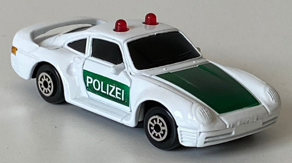 MC Toy Porsche 959 "Polizei"  1:65 nieuw staat, Ophalen of Verzenden, Zo goed als nieuw, Auto