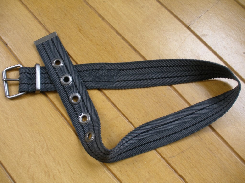 ESPRIT riem grijs streep canvas  - nieuw -, Overige kleuren, Nieuw, Tailleriem, Ophalen of Verzenden