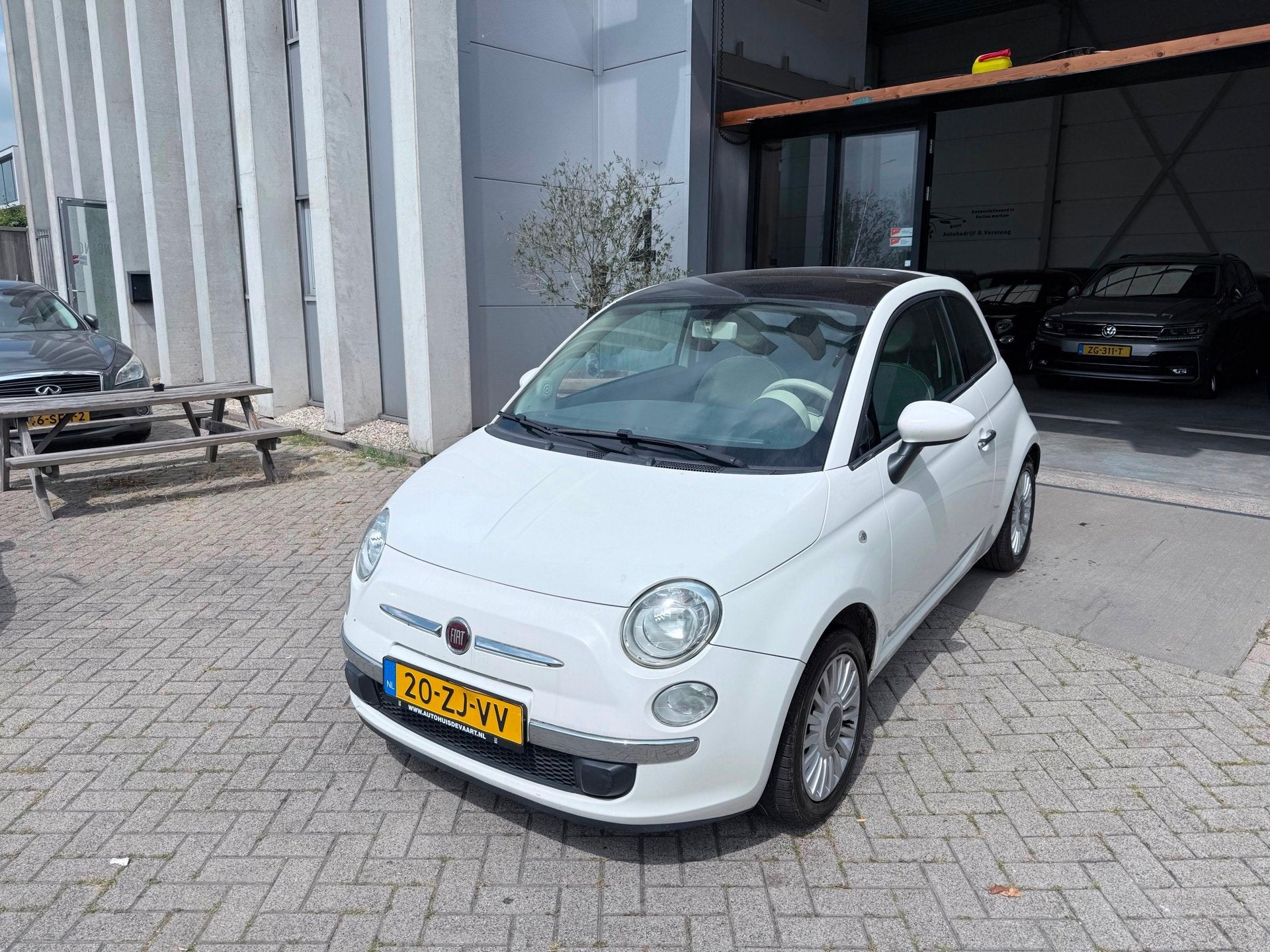 Fiat 500 1.2 Lounge AIRCO! NETTE STAAT! INRUIL MOGELIJK!, Voorwielaandrijving, Stof, Gebruikt, 1242 cc