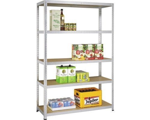 4x AVASCO Stellingkast Strong 176x120x45 cm verzinkt, Ophalen, Gebruikt