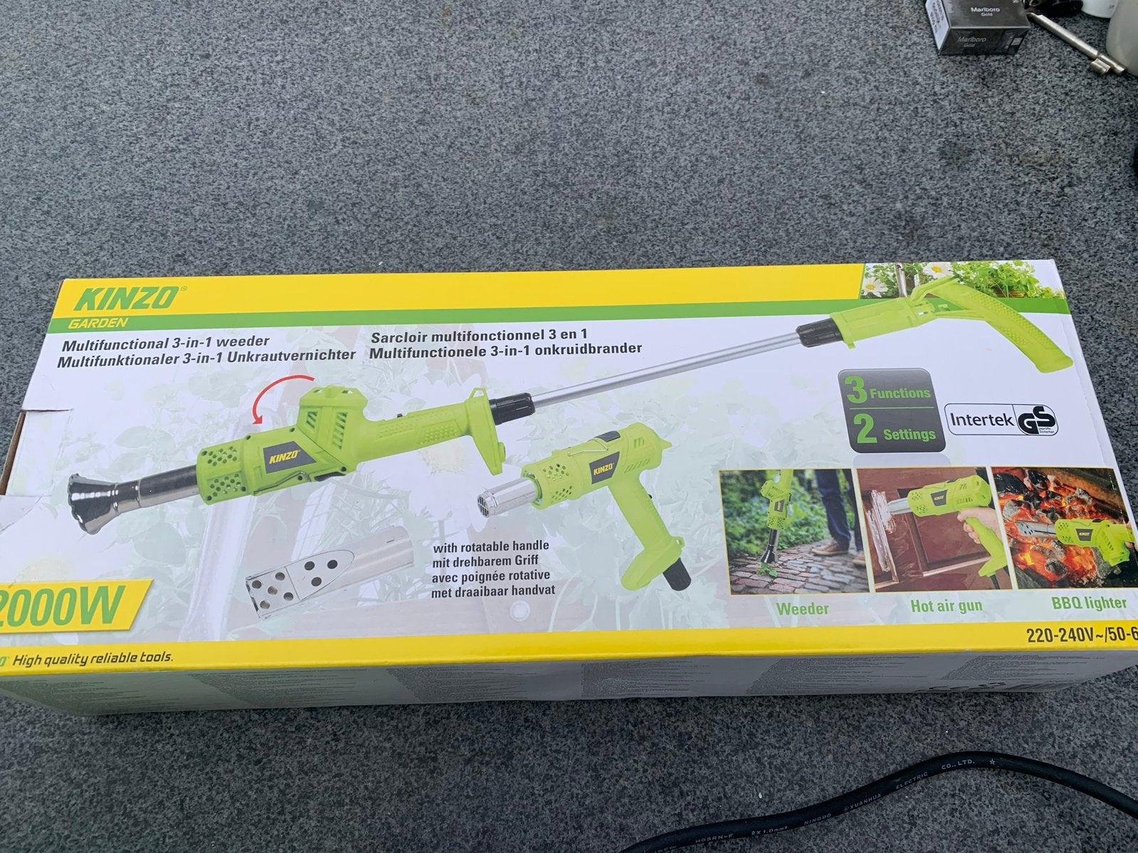 BBQ en Onkruidbrander, 3 in 1heteluchtpistool & BBQ aansteke, Ophalen, Zo goed als nieuw
