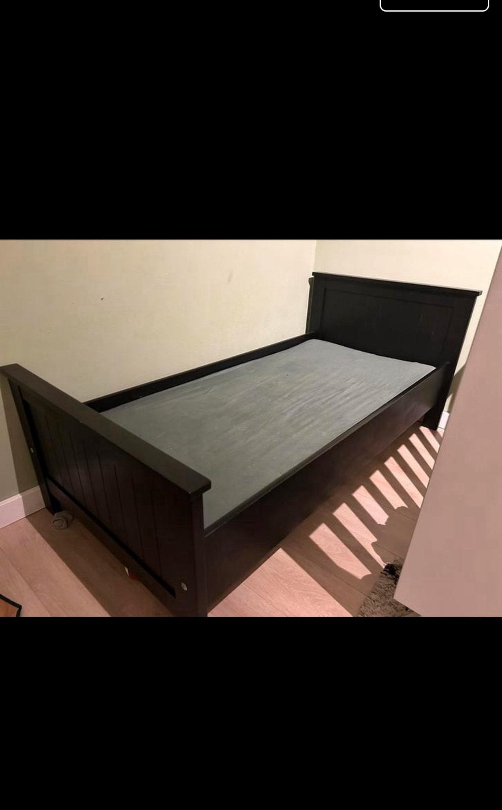 Peuter bed, Ophalen, Zo goed als nieuw, Eenpersoons, Hout