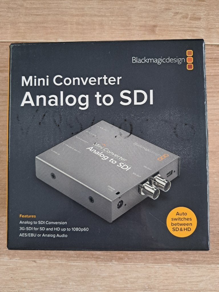 Blackmagic Design Mini Converter Analog naar SDI, Ophalen of Verzenden, Nieuw