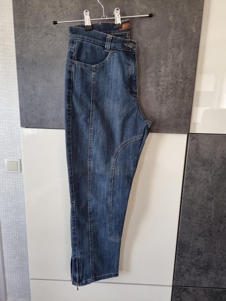 Brax Sport Capri Spijkerbroek Maat 38, Maat 38/40 (M), Blauw, Ophalen of Verzenden, Zo goed als nieuw