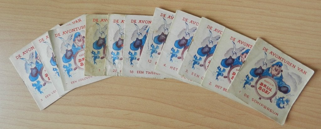 KAPTEIN BRULBOEI, Gelezen, Ophalen of Verzenden, Marten Toonder studios, Meerdere stripboeken