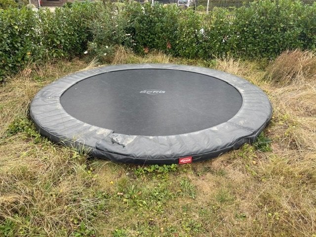 Trampoline Berg Favorit Inground 330 cm grijs, Ophalen, Gebruikt