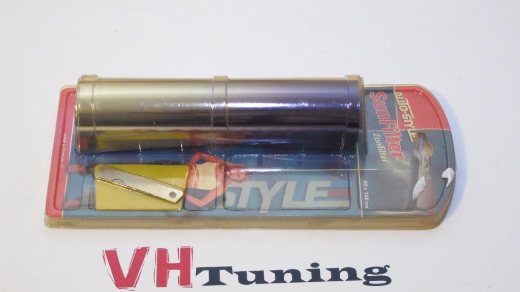 Autostyle FY SF02B Raamband zonnefilter Blauw metalic, Ophalen of Verzenden