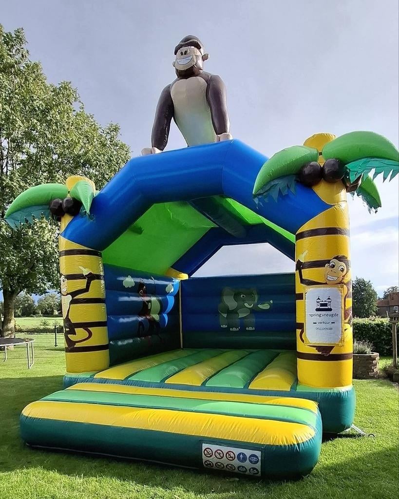 Springkussen jungle te huur, Ophalen, Zo goed als nieuw, Overige