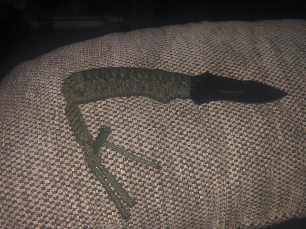 CRKT Thunder Strike mes met paracord handvat, Ophalen of Verzenden, Zo goed als nieuw