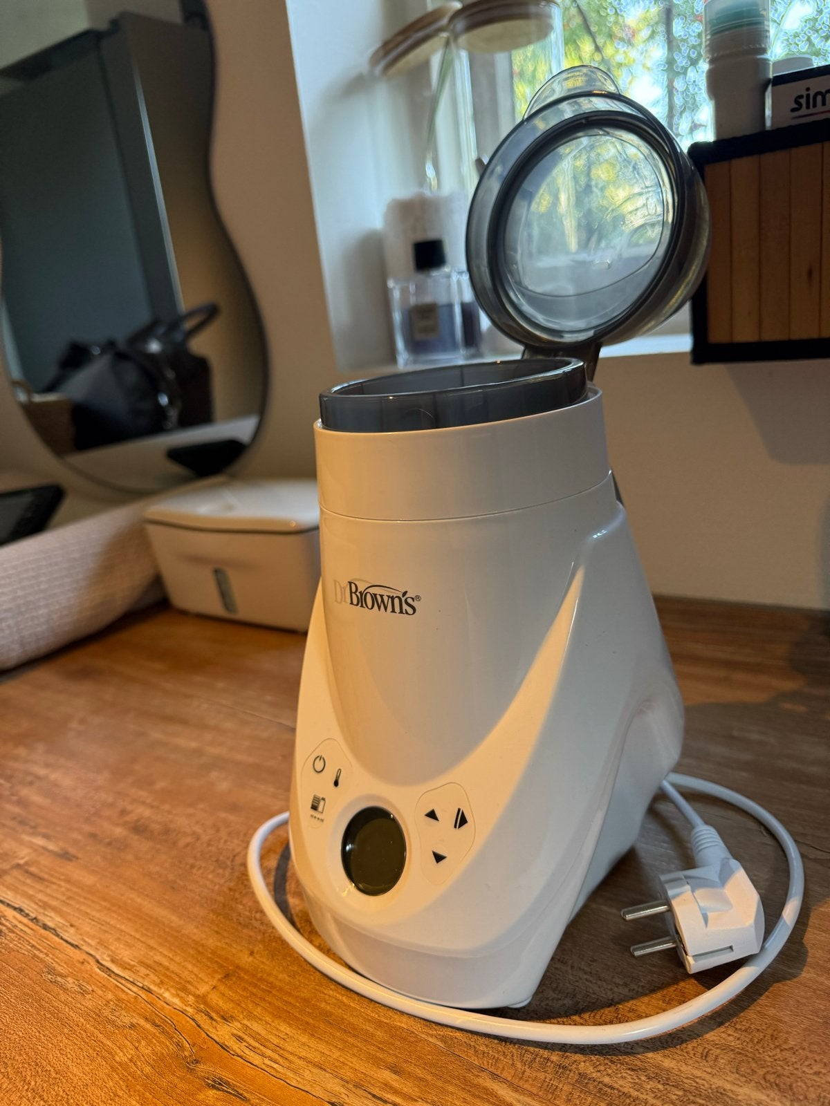 Dr. Brown's Flessenwarmer en Sterilisator, Ophalen of Verzenden, Zo goed als nieuw, Flessen- of potjesverwarmer, Dr. Brown's