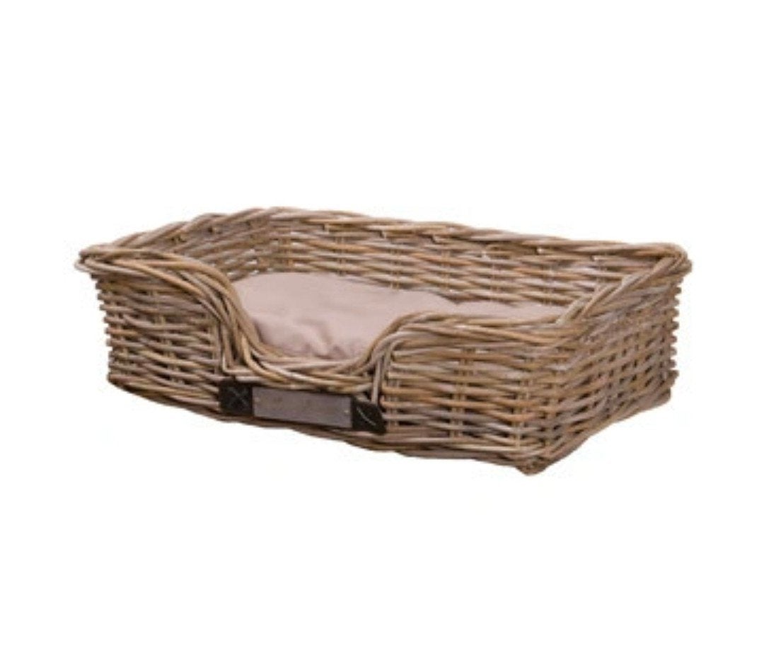 Happy house honden mand XXL 100x80x incl kussen, Ophalen, Gebruikt, Riet