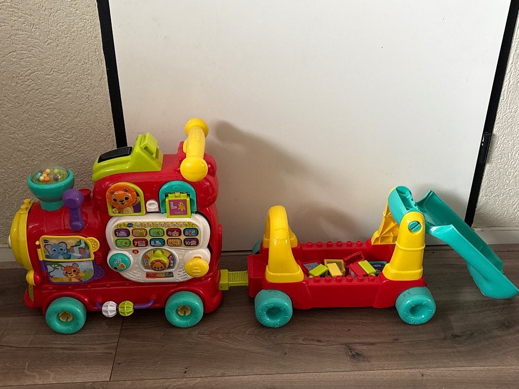 Vtech trein, Kinderen en Baby's, Speelgoed | Vtech, Ophalen, Zo goed als nieuw, 6 maanden tot 2 jaar