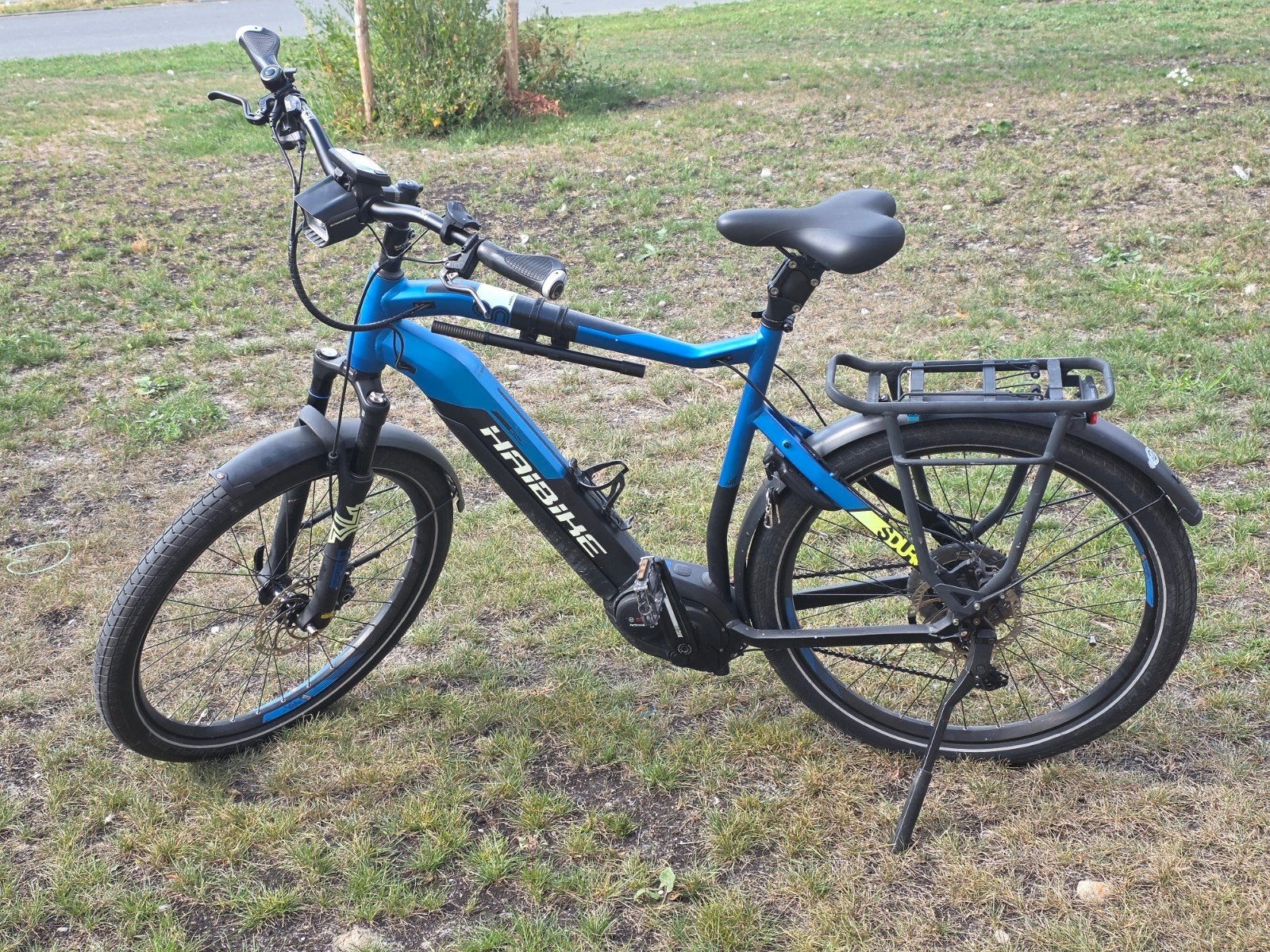 Haibike Sduro Trekking 9.0 E-bike - XL - 2019 - Blauw, Fietsen en Brommers, Zo goed als nieuw, 59 cm of meer, 50 km per accu of meer