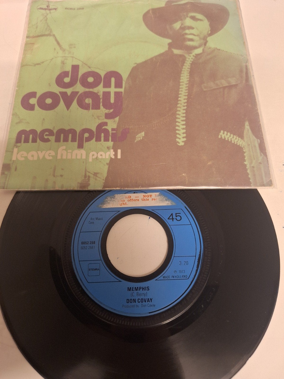 Don Covay - Memphis, 1973. DEMO., Fotohoes, Verzenden, 7 inch, Overige genres