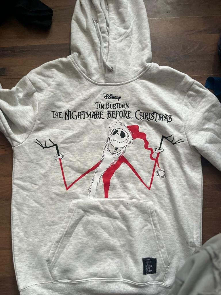 'The Nightmare Before Christmas' kerst trui, Maat 48/50 (M), Ophalen of Verzenden, Zo goed als nieuw, Grijs