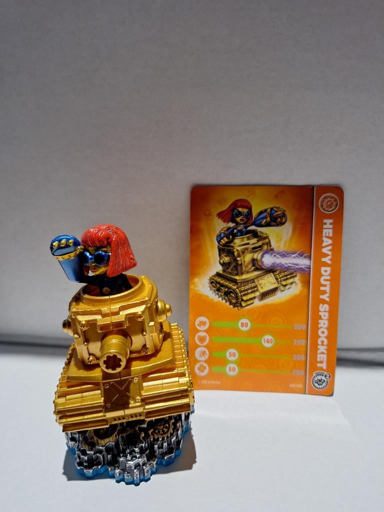 Skylanders Wii Heavy Duty Sprocket met kaartje, Ophalen of Verzenden
