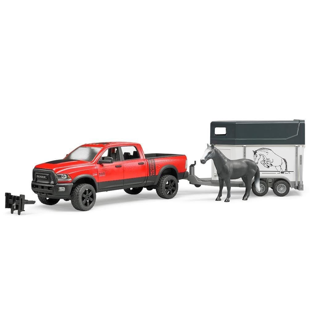 Bruder: 02501 Dodge Ram met paardentrailer, ., Nieuw, Ophalen of Verzenden, .