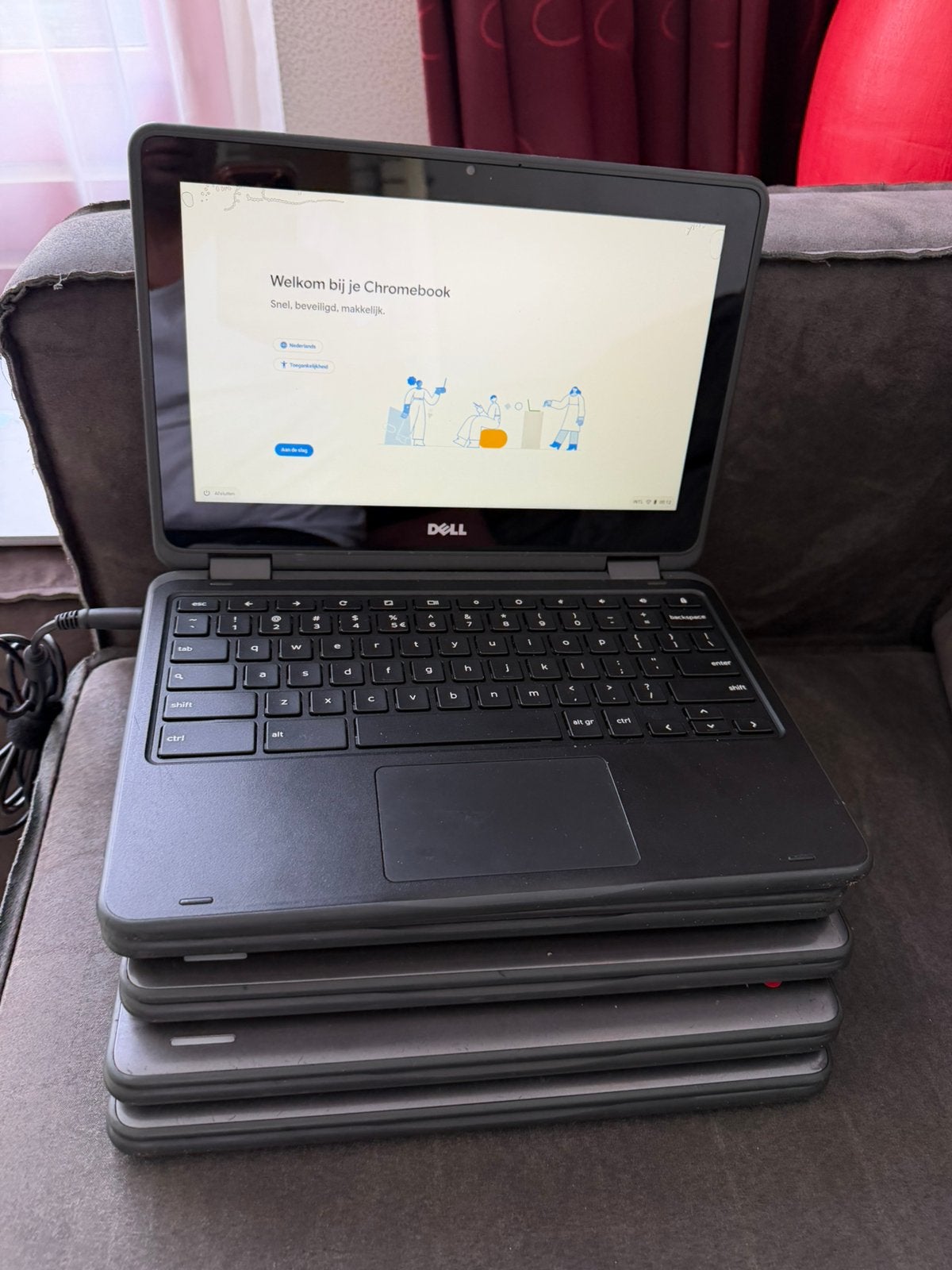 5 x Dell ChromeBook 3189 16GB 4GB, Computers en Software, Ophalen, Zo goed als nieuw, 32 GB of minder, 4 GB of minder