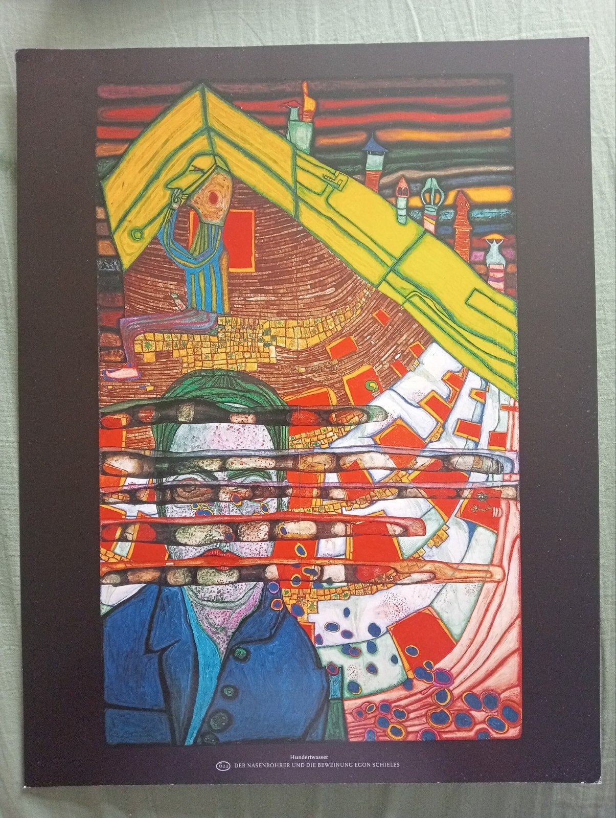 Friedensreich Hundertwasser print 2001, Ophalen of Verzenden