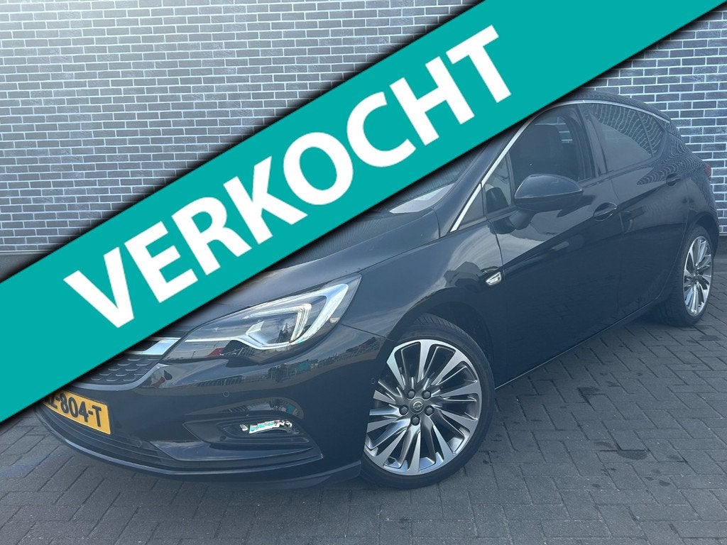 Opel Astra 1.4 Turbo Business Executive - Leder - Navi - Tre, Auto's, Opel, 150 pk, 620 kg, Zwart, Bedrijf